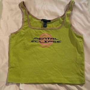 Light cute green, pink accents